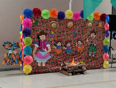 decoração festa junina escola